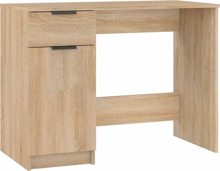 Scrivania Rovere Sonoma 100x50x75 cm in Legno Multistrato