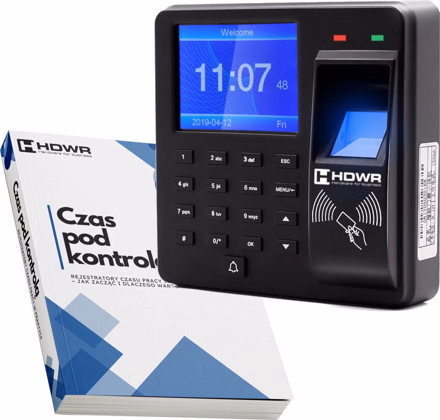 Registrazione del tempo con carta RFID 125 kHz e portachiavi + EBOOK "Tempo sotto controllo"