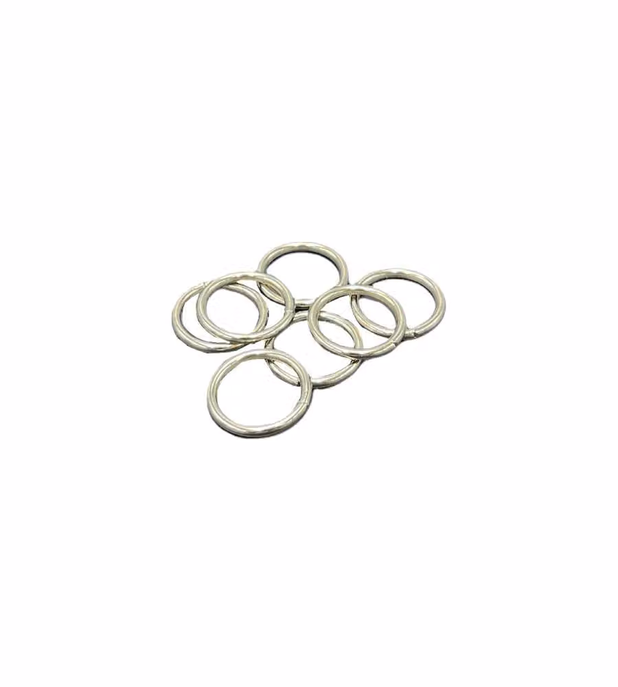 Anello Saldato Nichelato Mm.3,4X25
