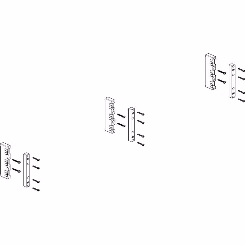 Modulo sbarra collettrice ABN piatto 3-4FB/2RE 60 mm per CU 12x5 - 30x10 mm, a 3 poli, EBM 32 mm MFS42603