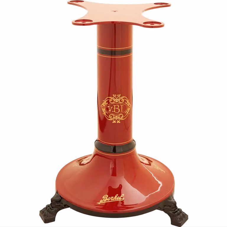 Piedistallo per B3-Tribute-B114, Rosso Berkel - Decori Oro