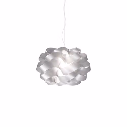 Lampadario Moderno Polilux ® Argento E Metallo Cromo 5 Luci E27