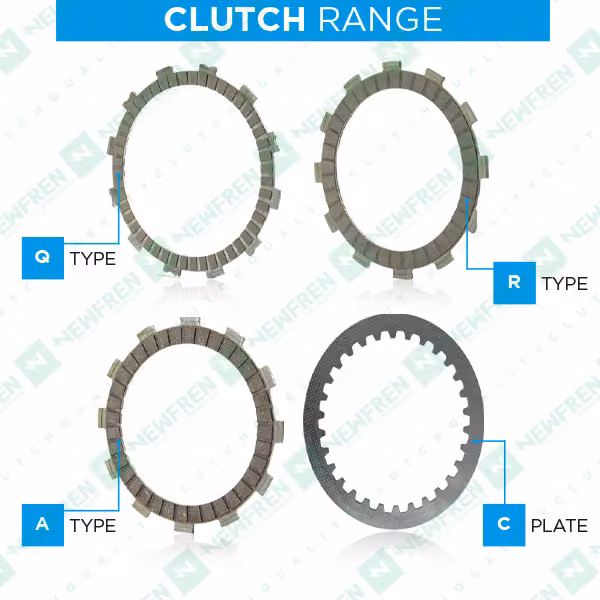 Set dischi frizione, linea standard OE con 2 dischi frizione