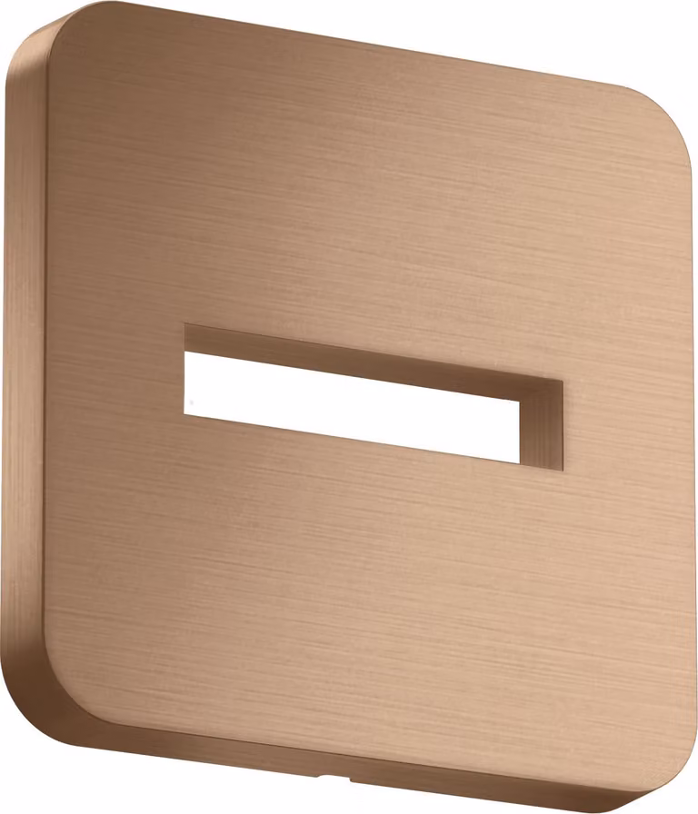 hansgrohe AXOR ShowerSolutions rosace, softsquare, 130x130mm, 35214310, 35214310