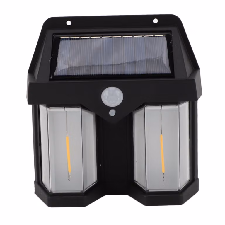 Lampada da parete all'aperto, luce da giardino montata a parete, luce da parete all'aperto quadrata, luci da parete solari all'aperto, lanterne da parete impermeabili, lampade da parete alimentate a energia solare