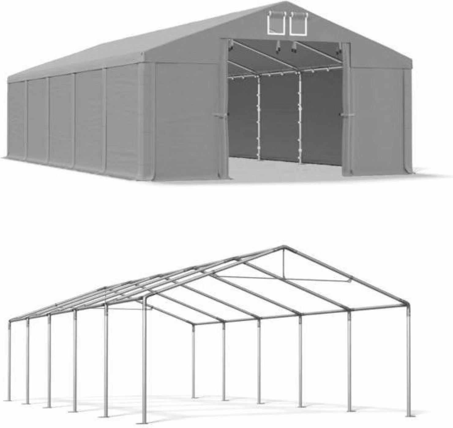 Estate Magazine Tenda 5x10 Grigio SUMMER MSD