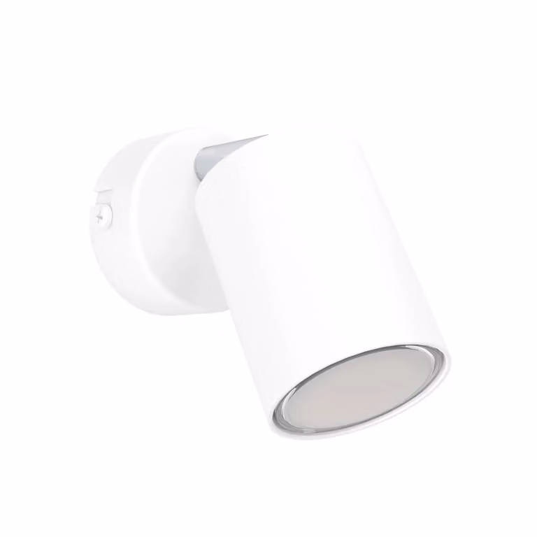 EGLO connect Faretto Adfira-Z, bianco, 1-flg., acciaio dimmerabile, Bianco / Opale, Soggiorno / Sala da pranzo, Metallo, Moderno