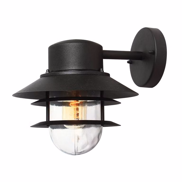 Applique da esterno nera E27 60W Copenhagen Elstead