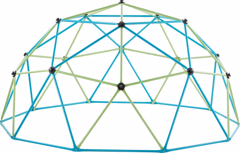 SucceBuy Telaio geometrico per arrampicata con altalena a piastre (larghezza 305 cm), portata fino a 453 kg, adatto a bambini da 3 a 10 anni, gioco da giardino per parchi giochi