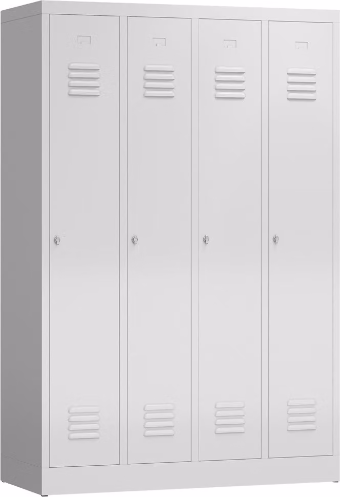 Armadio Armadio 4 scomparti 1800 x 1200 x 500 mm grigio chiaro X-510140