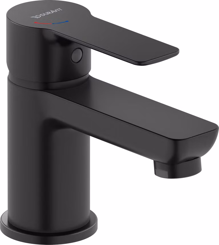 Duravit D-Code Mitigeur monocommandé pour lavabo S FreshStart et Minusflow, sans garniture de vidage, DC1013002046, DC1013002046