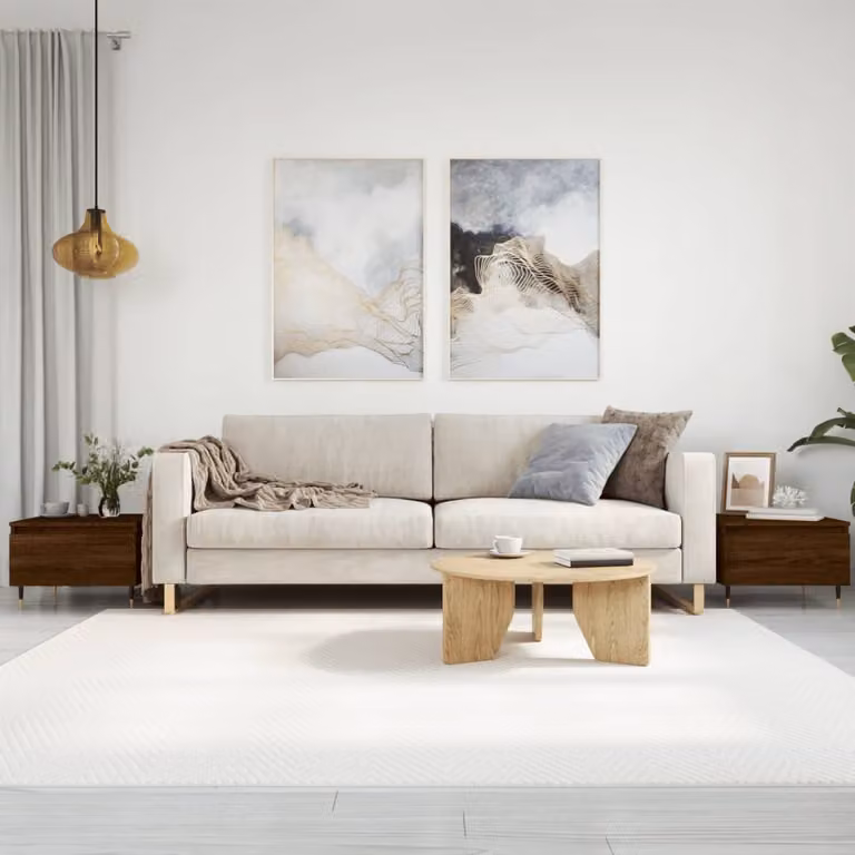 Maison Exclusive - Tavolini da salotto 2 pz. Effetto rovere marrone 50x46x35 cm Materiale ligneo