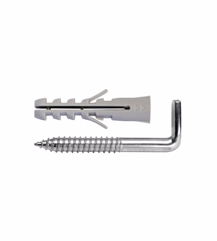 Tasselli in nylon Diam. 10 x 50 per scaldabagni e cassette di scarico 2 pz.