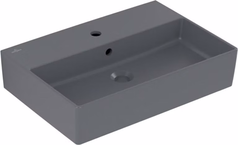 Villeroy & Boch Memento 2.0 lavabo mural, 1 trou pour robinet, avec trop-plein, non poncé, 600x420mm, 4A2260I4, 4A2260I4