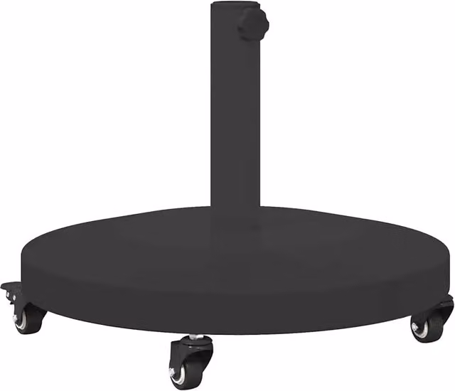 Base per ombrellone in acciaio nero DESIGN IN L/P/H: 48 x 48 x 32 cm CFW7728813