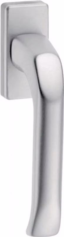 maniglia per finestra edi 1003/1035 Alu.F2/nickel color argento supporto 35mm - 1003/1035/02