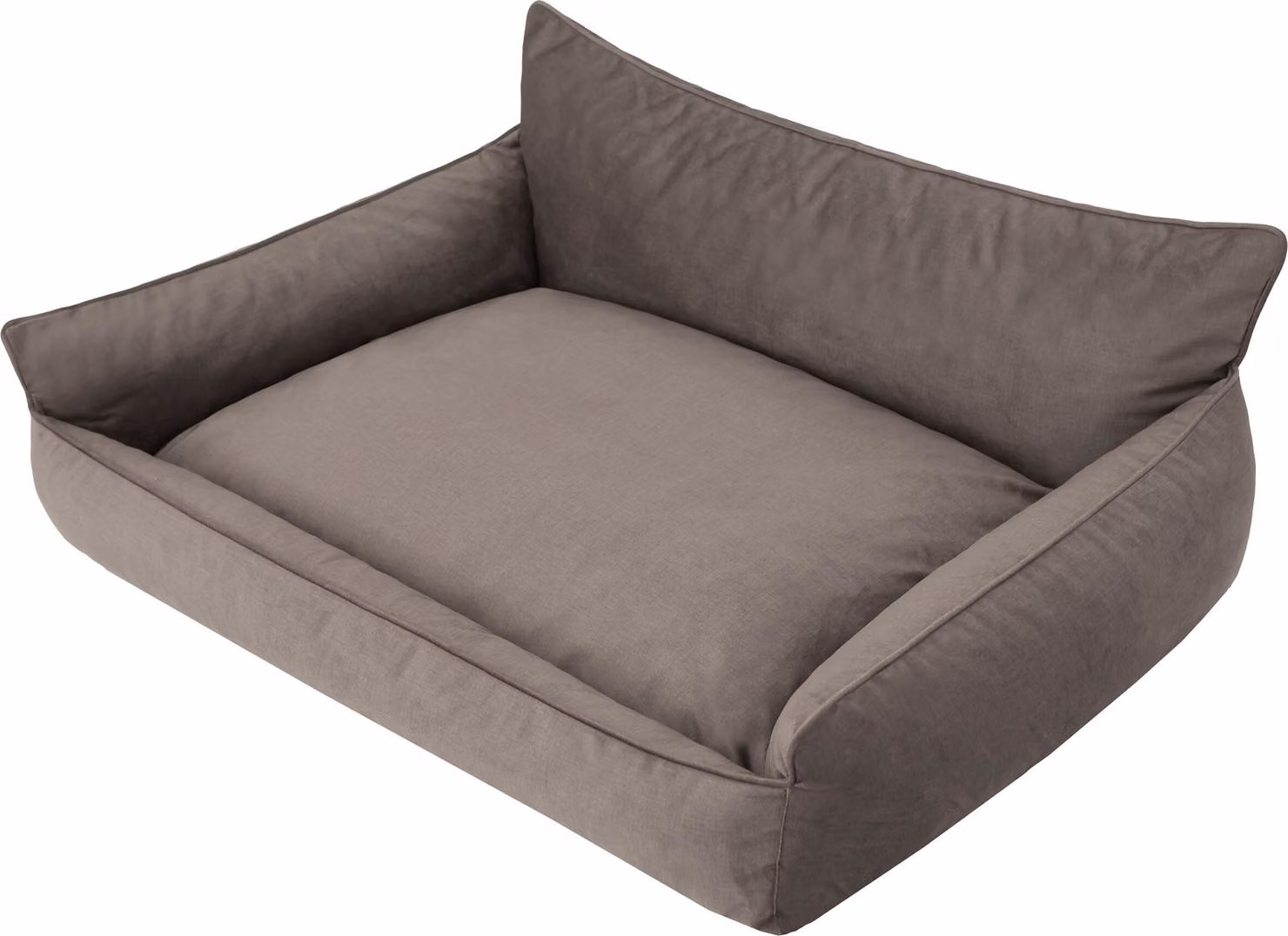 Lettino per cani - Joker 65x50cm - comodo cuscino per cani con schienale rialzato e sfoderabile | Tessuto fantasia | PillowPrim