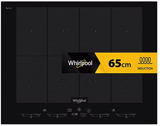 Piano cottura a induzione Whirlpool SMO 658C/NE in vetroceramica nero, L: 65 cm, P: 51 cm