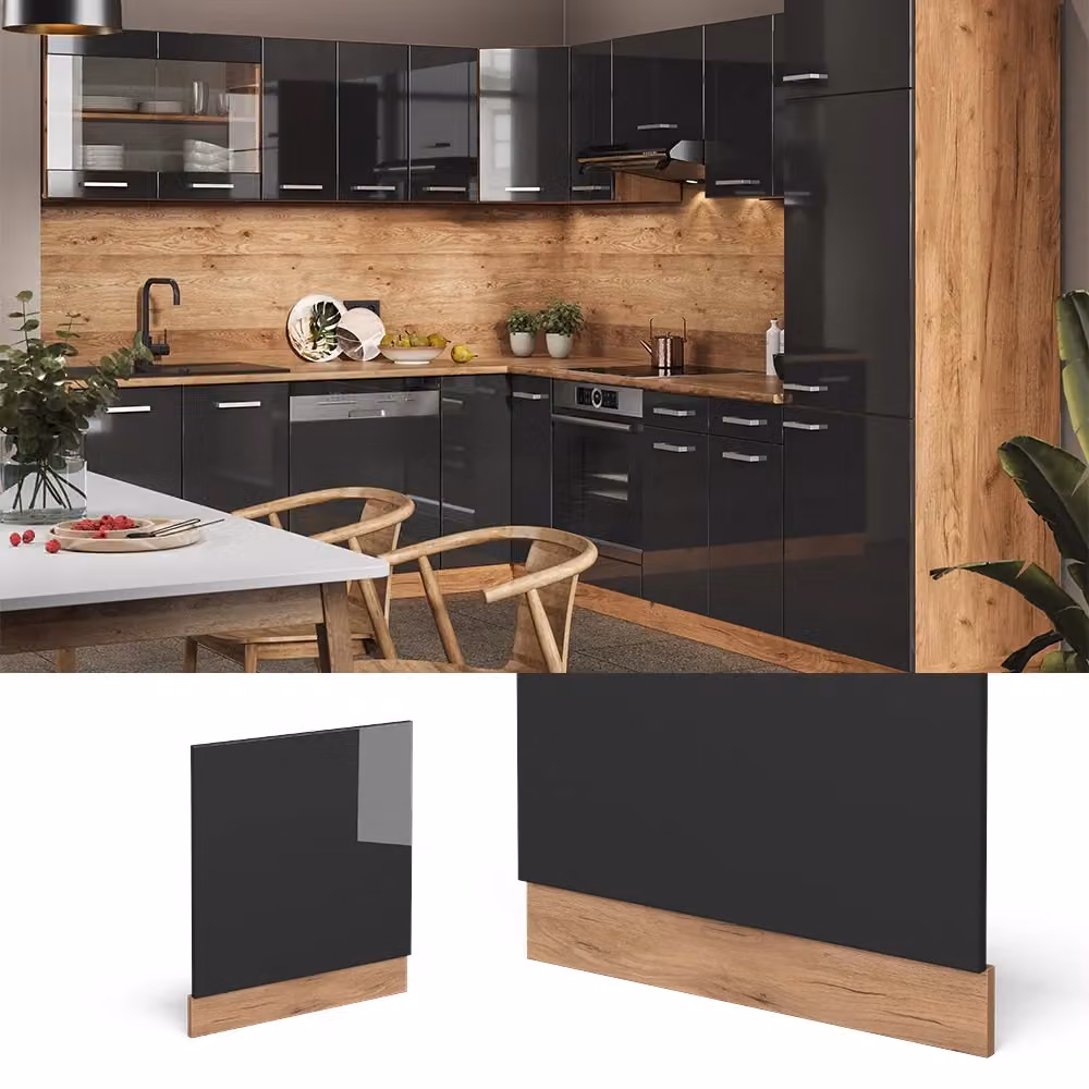 Pannello frontale Vicco R-Line Antracite lucido e Rovere dorato L: 60 cm – 2