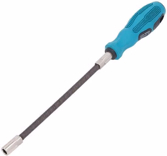 Chiave a tubo flessibile con cricchetto a 7 mm