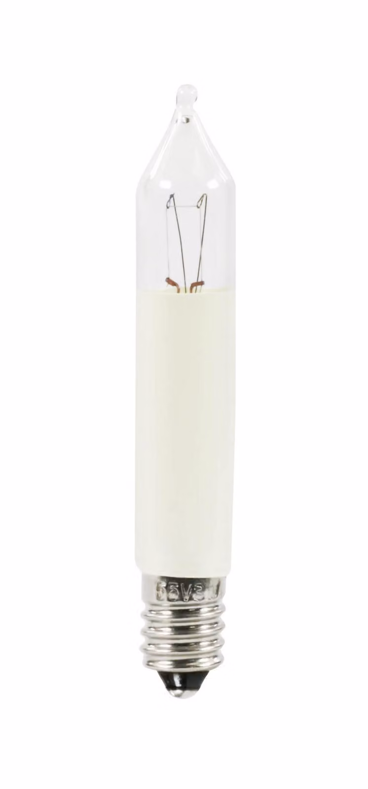 Lampadine Hellum 3W, attacco E10, forma a candela, confezione da 3