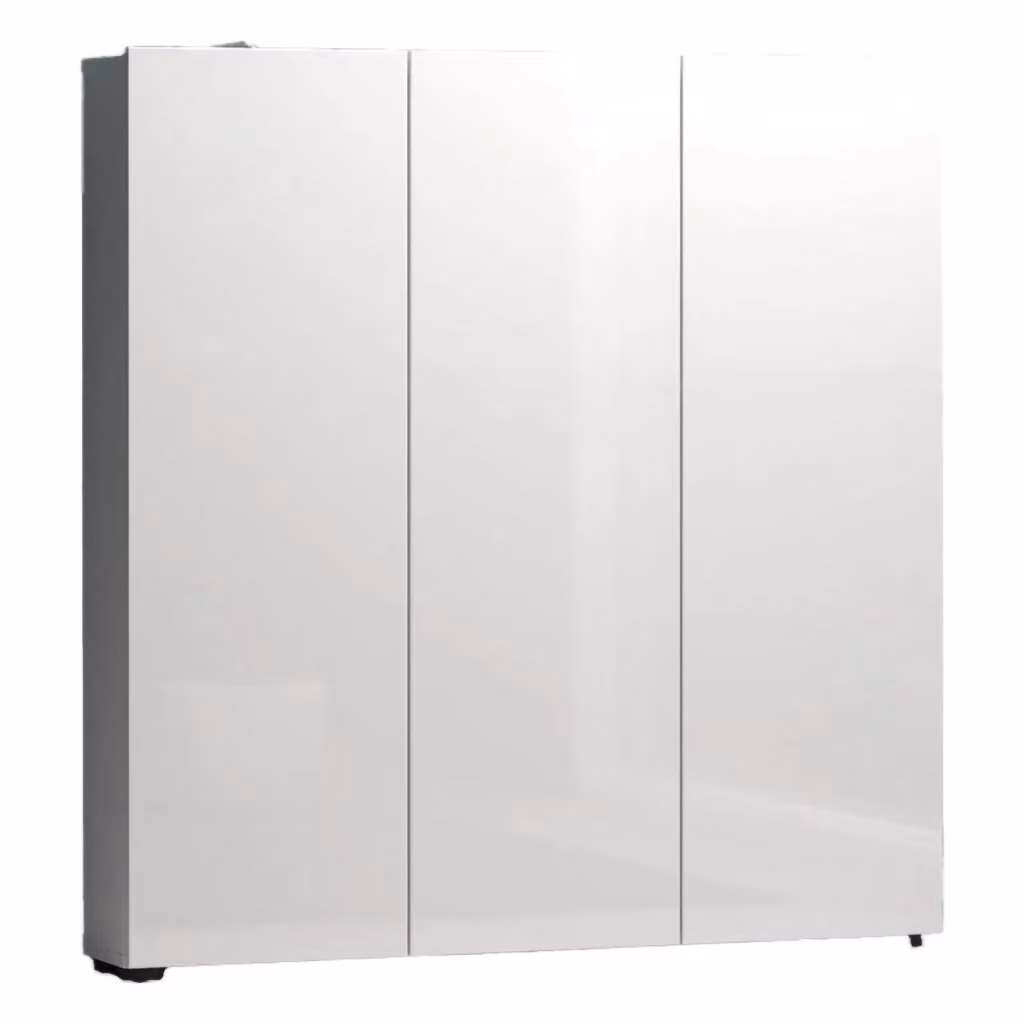 Armadio multifunzionale DMORA moderno con ante soft close, disponibile in bianco o antracite, L: 110 cm, H: 115 cm – 2