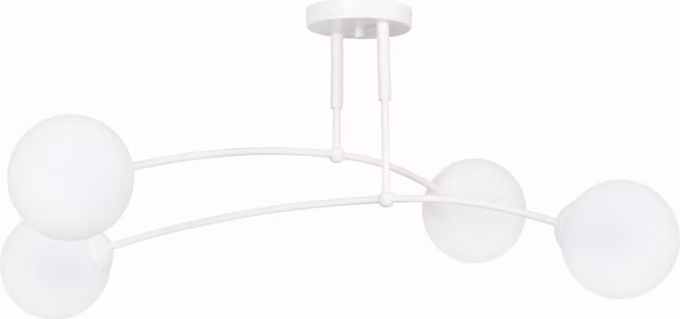 LAMPADA DA SOFFITTO Emibig 4xE14 40W PREGOS 4 BIANCA 671/4