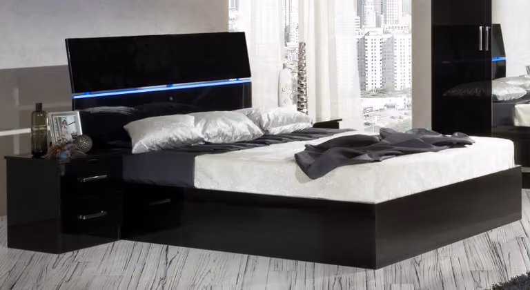 Klassisches Bett Hotel Betten Polsterbett Doppelbett Modern