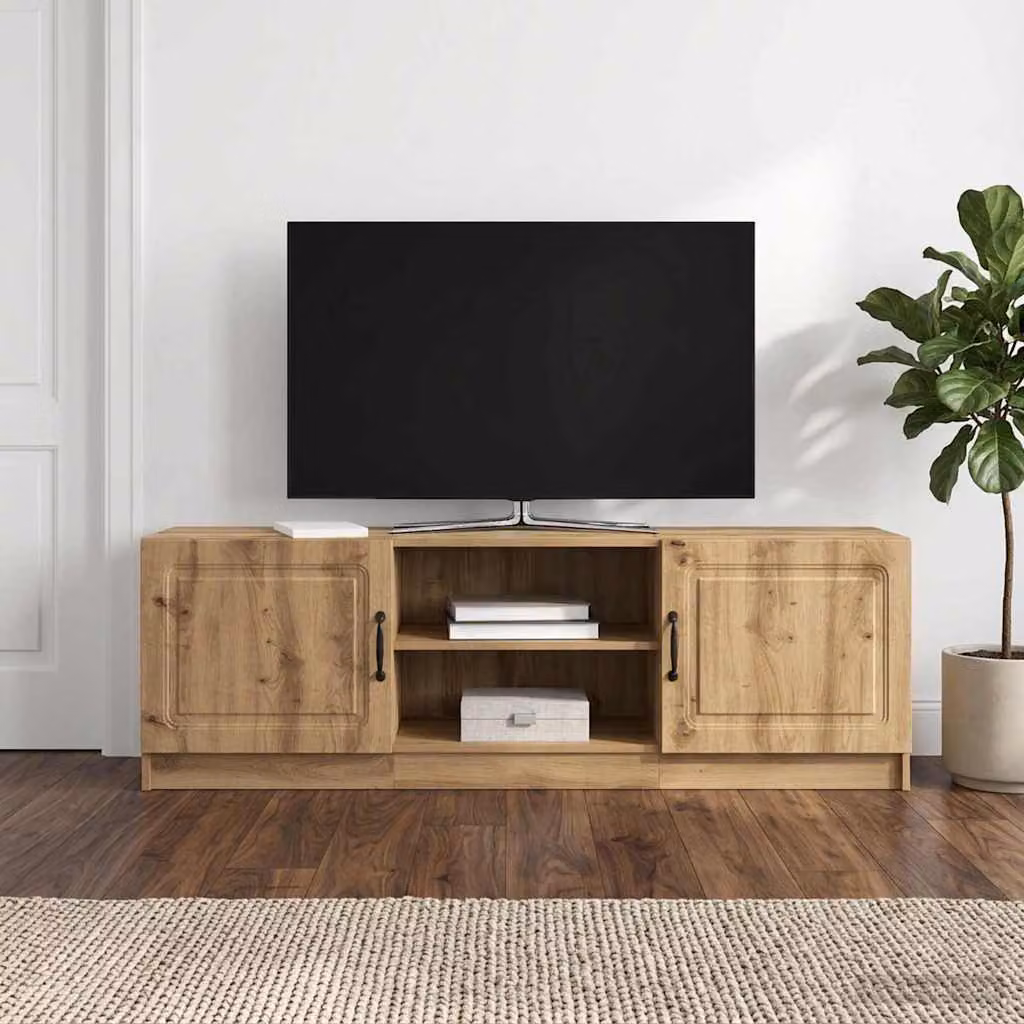 Mobile TV vidaXL in Rovere Artigianale Marrone L: 150 cm, P: 31 cm, H: 47 cm