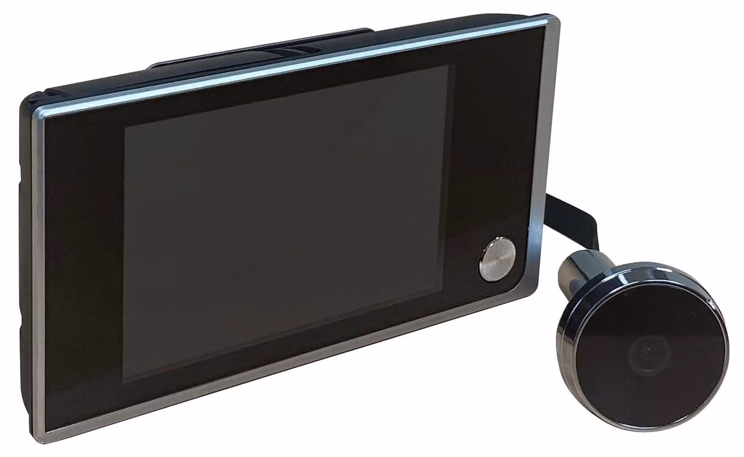 Spioncino digitale con display LCD, dimensioni 3,5 pollici, fotocamera da 2 MP, facile da installare, colore nero