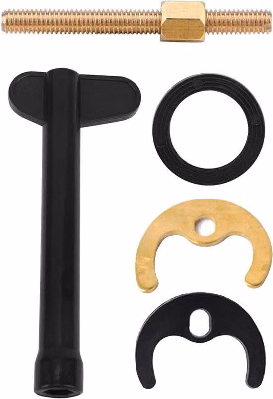 Kit di montaggio per rubinetto a doppio snodo, acciaio inossidabile, M10, per lavelli da cucina