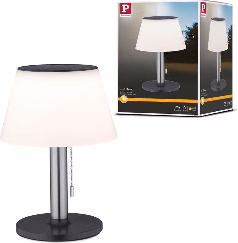Paulmann Lampada da tavolo a LED solare Lillesol