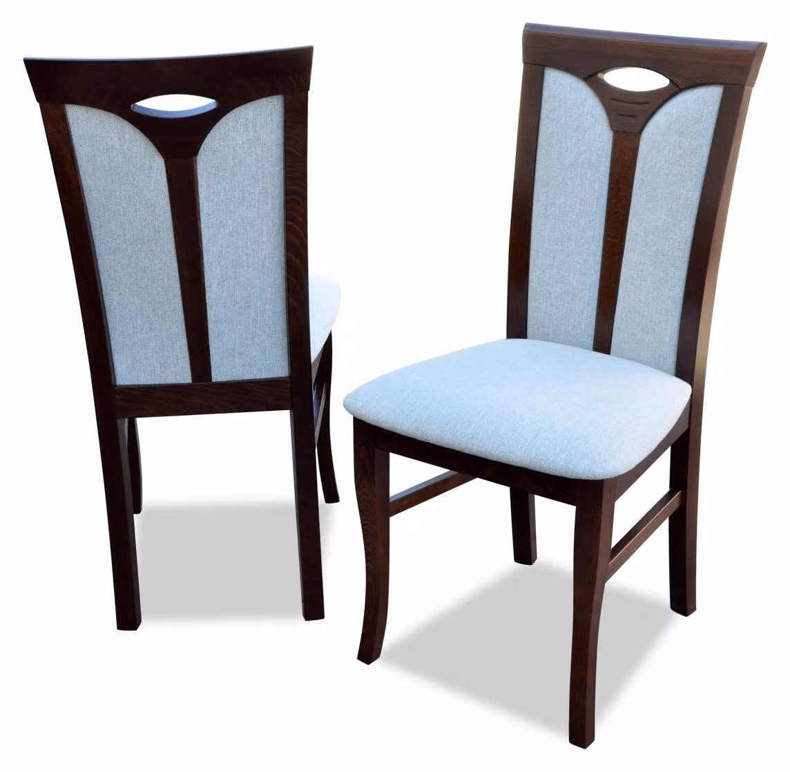 Esszimmer 1x Stuhl Stühle Polster Holz moderne Designer Lehnstühle Sitz Sessel