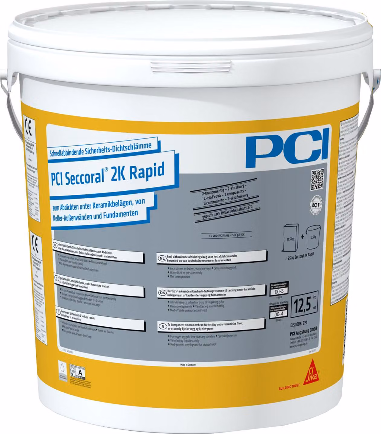 PCI Seccoral 2K Rapid 12,50 KG Eimer