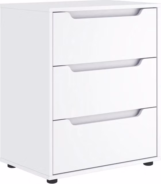 Credenza Visnes Bianca in Legno Multistrato L: 60 cm, P: 40 cm, H: 73 cm