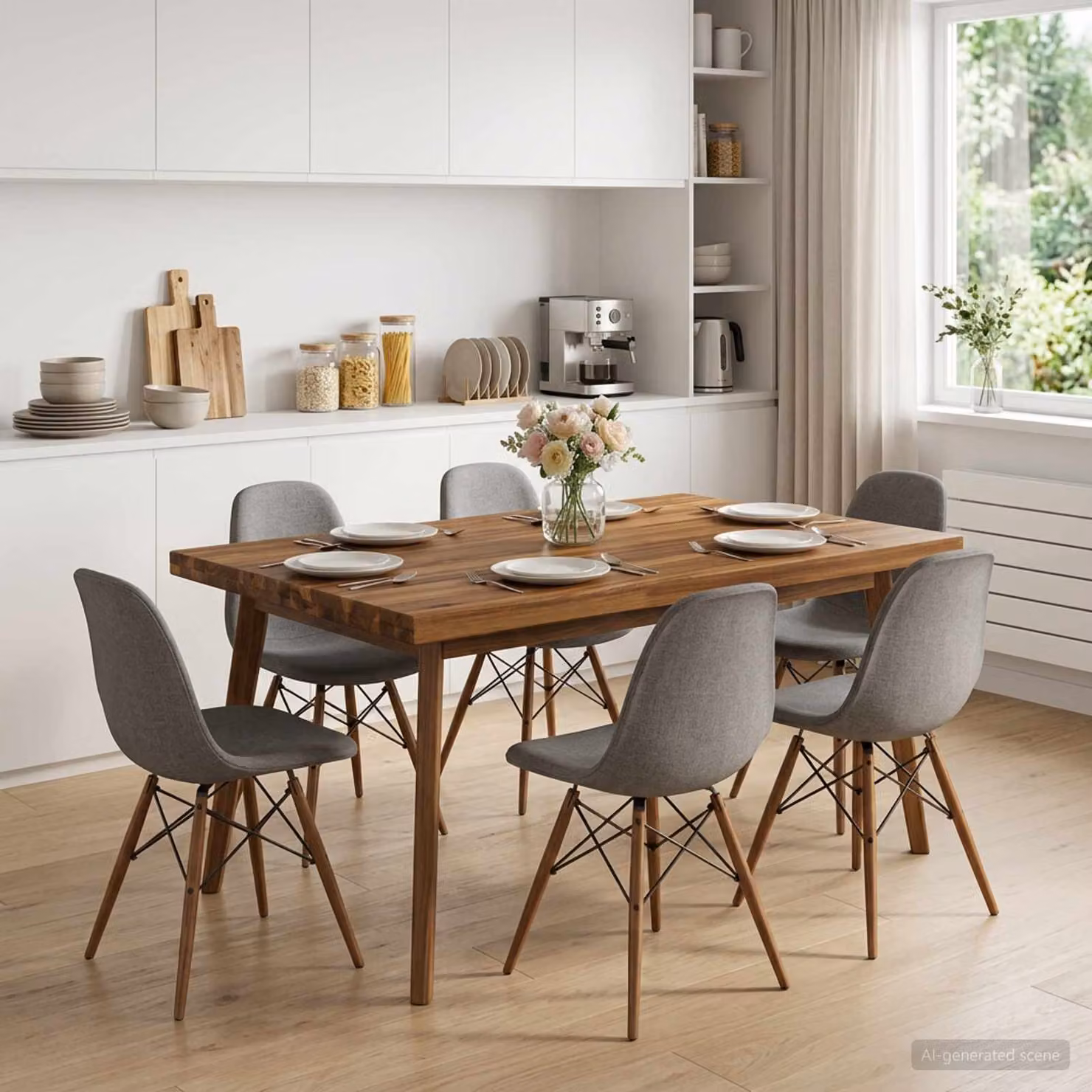 Piano del tavolo rettangolare in legno di acacia vidaXL, colore marrone, L 90 cm x P 70 cm x H 3,2 cm