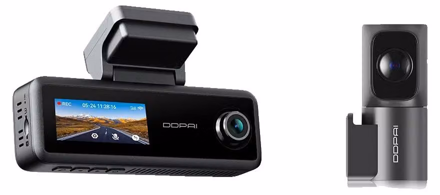 Dashcam, 3 canali, risoluzione HDR 4K, sistema a 3 canali, senza scheda SD inclusa