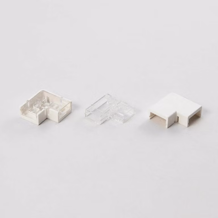 ARELUX XSOLIS - Elemento di connessione a 90 gradi, larghezza 8 mm, per strisce LED IP6x (confezione da 5 pezzi)