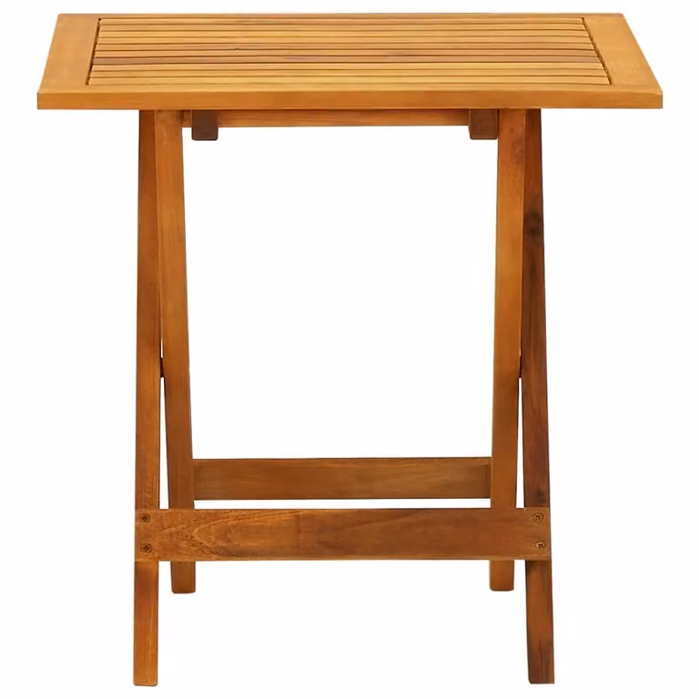 Tavolo da Bistrot 46x46x47 cm in Legno Massello di Acacia