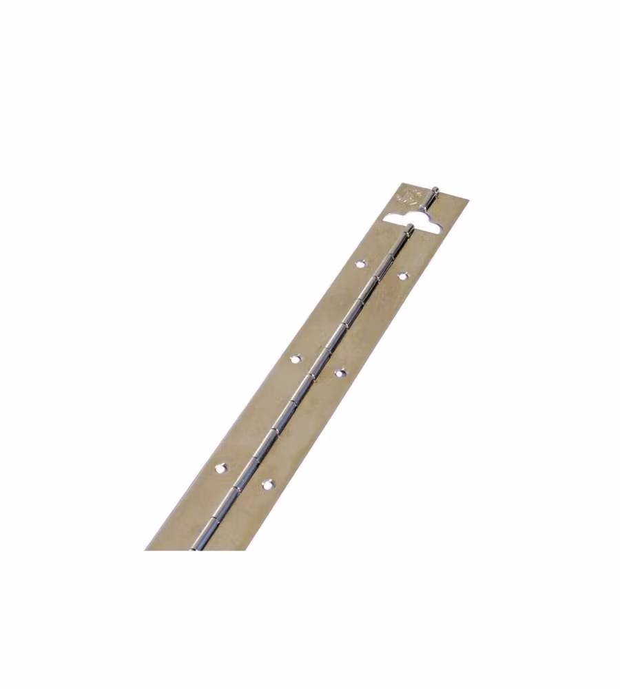 Cerniera a metraggio in ferro nichelato 800x32mm