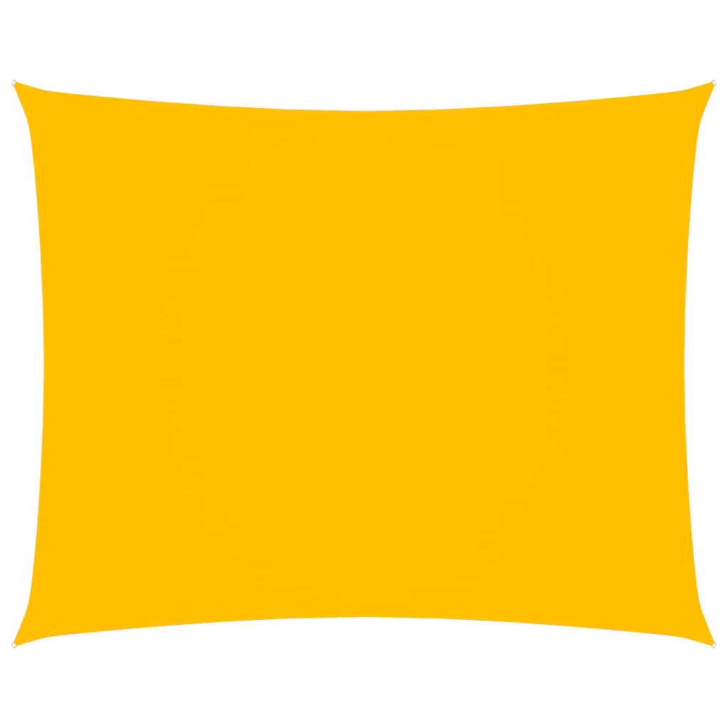 The Living Store Tenda da sole in tessuto Oxford rettangolare 3,5x4,5 m Giallo