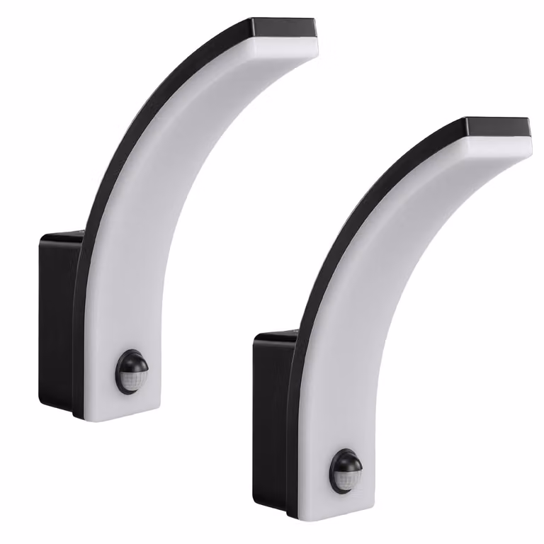 2x Lampada LED con rilevatore di movimento 20W IP65