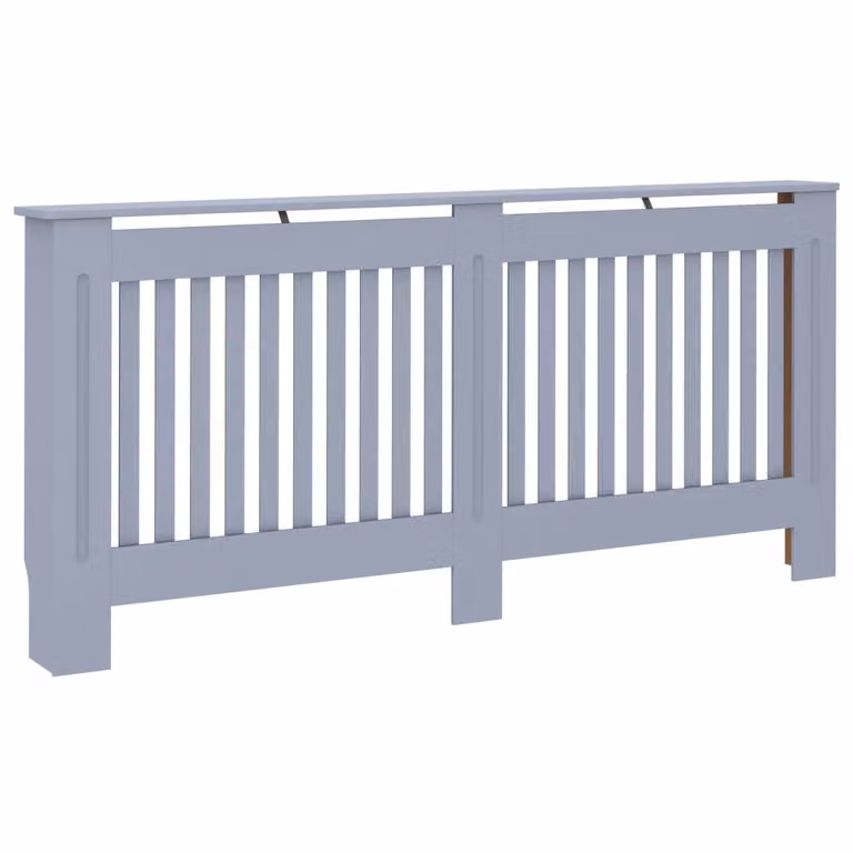 Copertura per Radiatore Antracite 172x19x81,5 cm in MDF