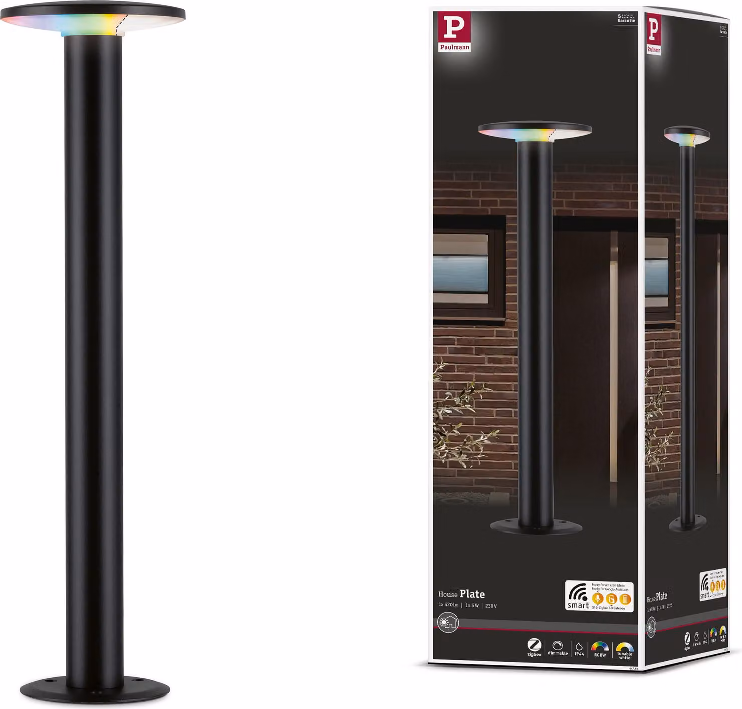 Paletto luminoso a LED Paulmann Piastra