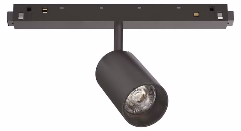 Faretto Ego Spot Led 8W Luce Calda 3000K Nero Ideal Lux