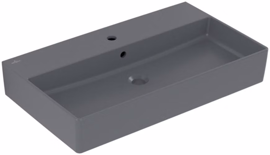 Villeroy & Boch Memento 2.0 lavabo mural, 1 trou pour robinet, avec trop-plein, poli, 800x470mm, 4A228GI4, 4A228GI4