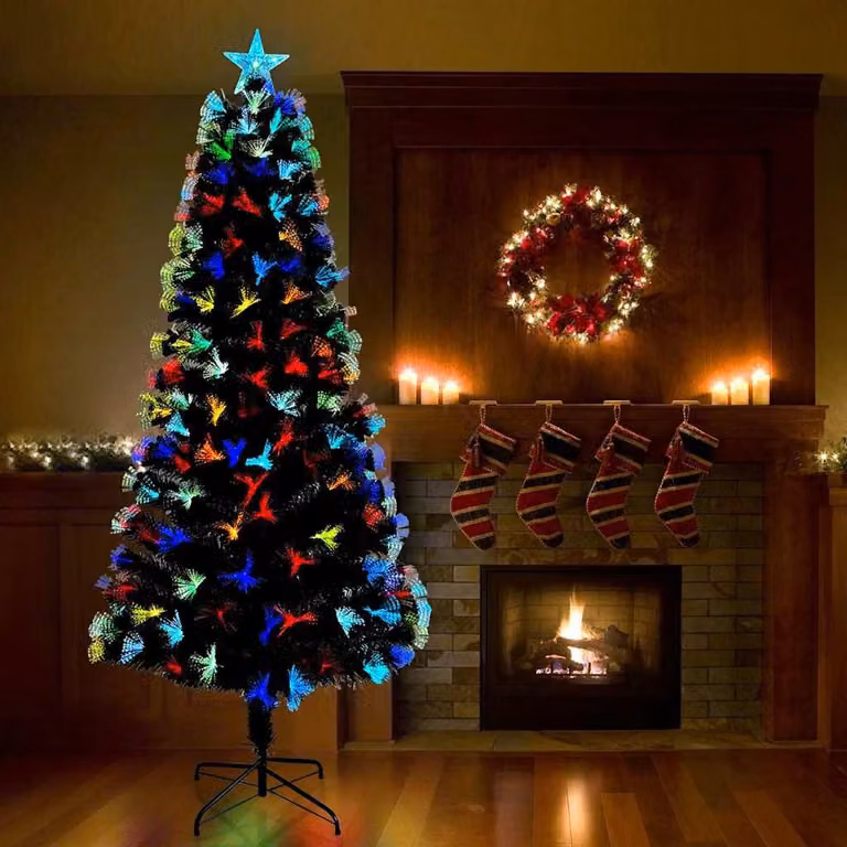 Maison Exclusive - Albero di Natale artificiale, verde, 210 cm, in PVC