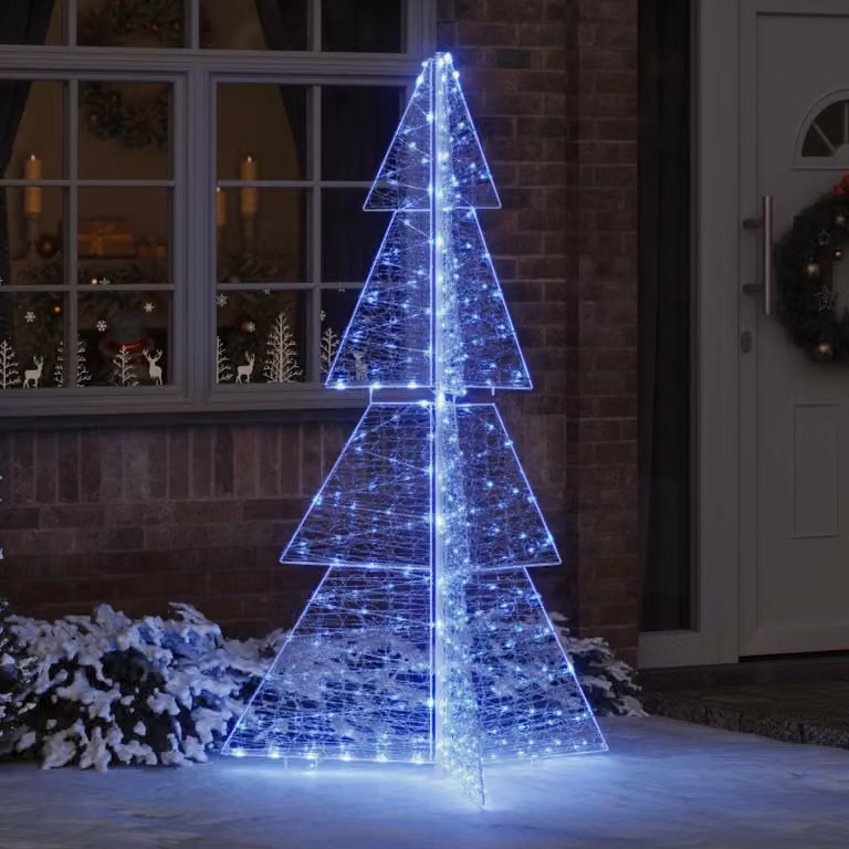 Maison Exclusive - Albero di Natale con 240 luci blu, 180 cm, in acrilico