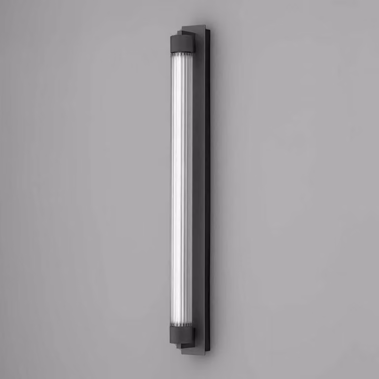 OLEV Applique da parete Charmer, Nero, Bagno, Metallo, Applique