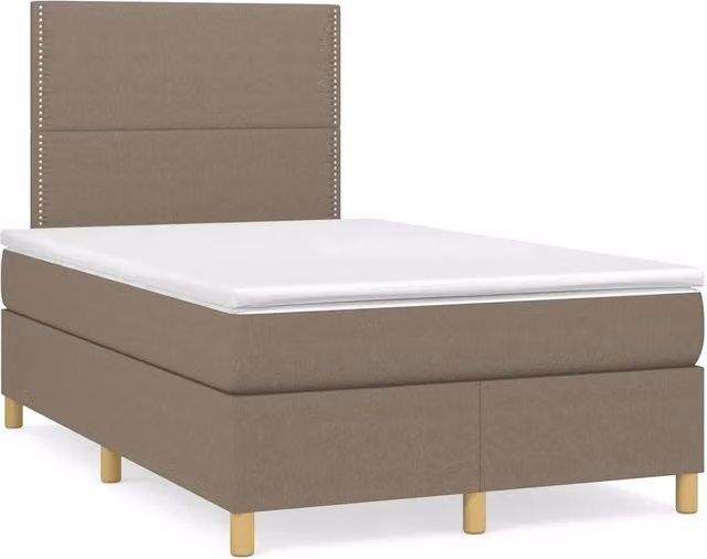 Letto Ibrido vidaXL con Struttura in Legno di Pino e Materasso in Tessuto, L/P/H: 120 x 200 x 193 cm